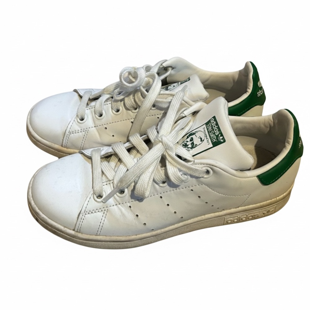 Adidas Originals Stan Smith White Green Sneakers Women's Size 5